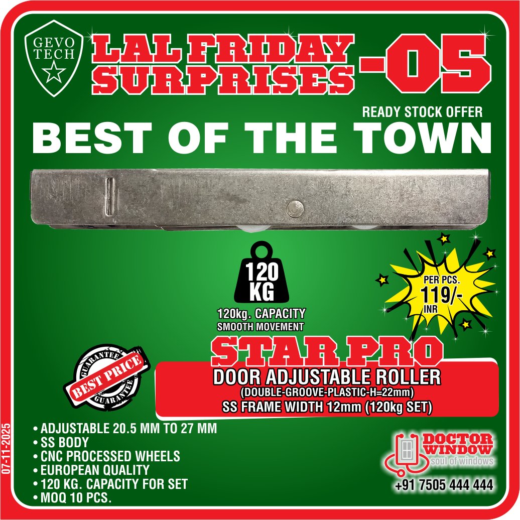 DOCTORWINDOW_IN's tweet image. GEVO TECH LOTUS JUMBO SLIDING TIKTOK HANDLE
GEVO TECH KOBE SHORT NECK HANDLE
GEVO TECH STAR PRO DOOR ADJUSTABLE ROLLER
GEVO TECH SATURN WINDOW ROLLER

#handle #premiumhandle #doorroller #windowroller #doctorwindow #soulofwindows #hardware #hardwareaccessories #door #window