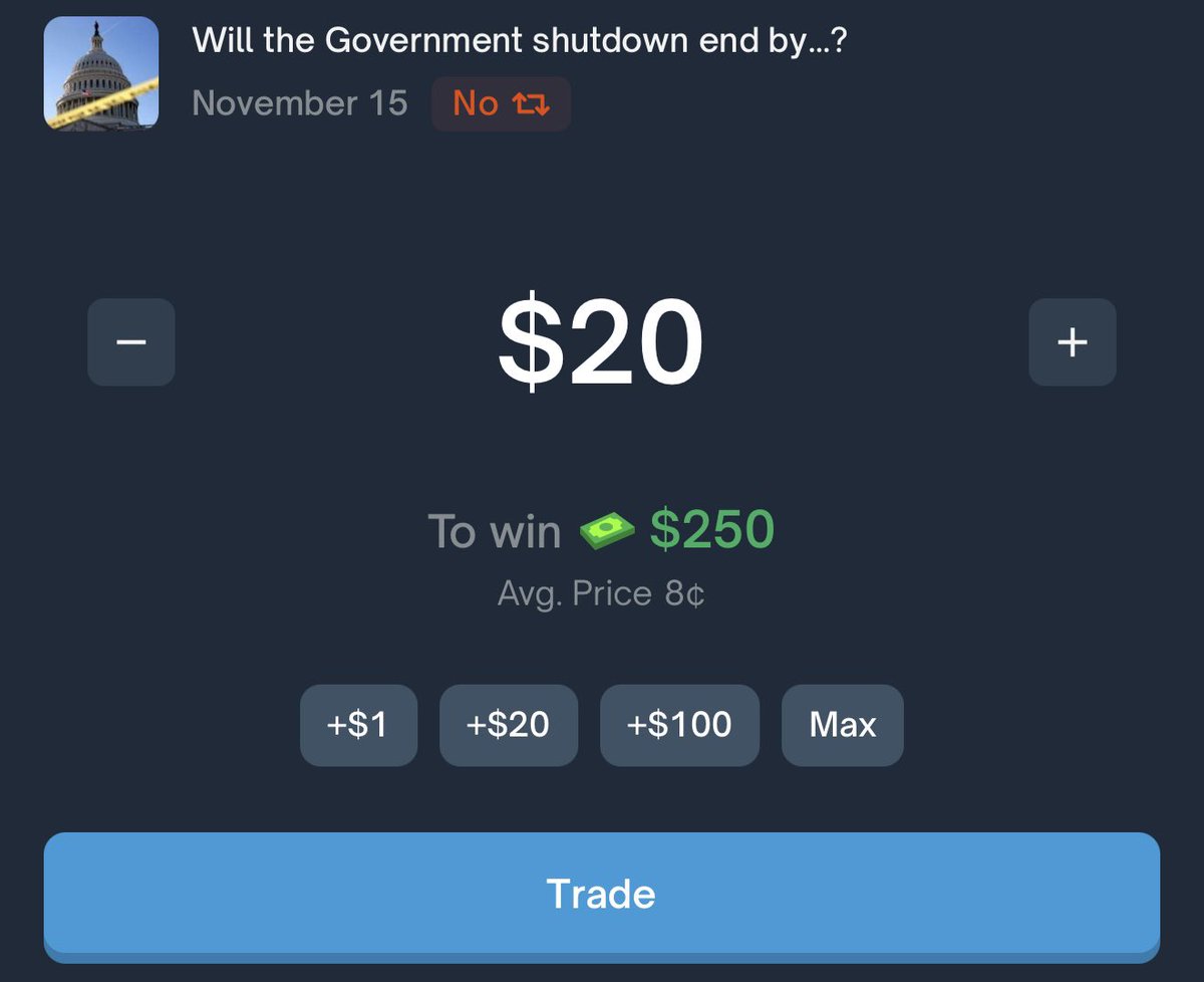 useComputed's tweet image. If you’re worried about your Thanksgiving travel plans being disrupted, you can hedge it on Polymarket 🤷