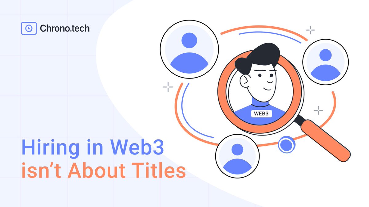 ChronotechNews's tweet image. 💬 Hiring in Web3 Isn’t About Titles

✨“Marketing Manager” means nothing if they can’t write for a crypto-savvy audience.
✨ “Developer” means little if they’ve never touched smart contracts.

In #Web3, you hire for context, find people who get #decentralization.
