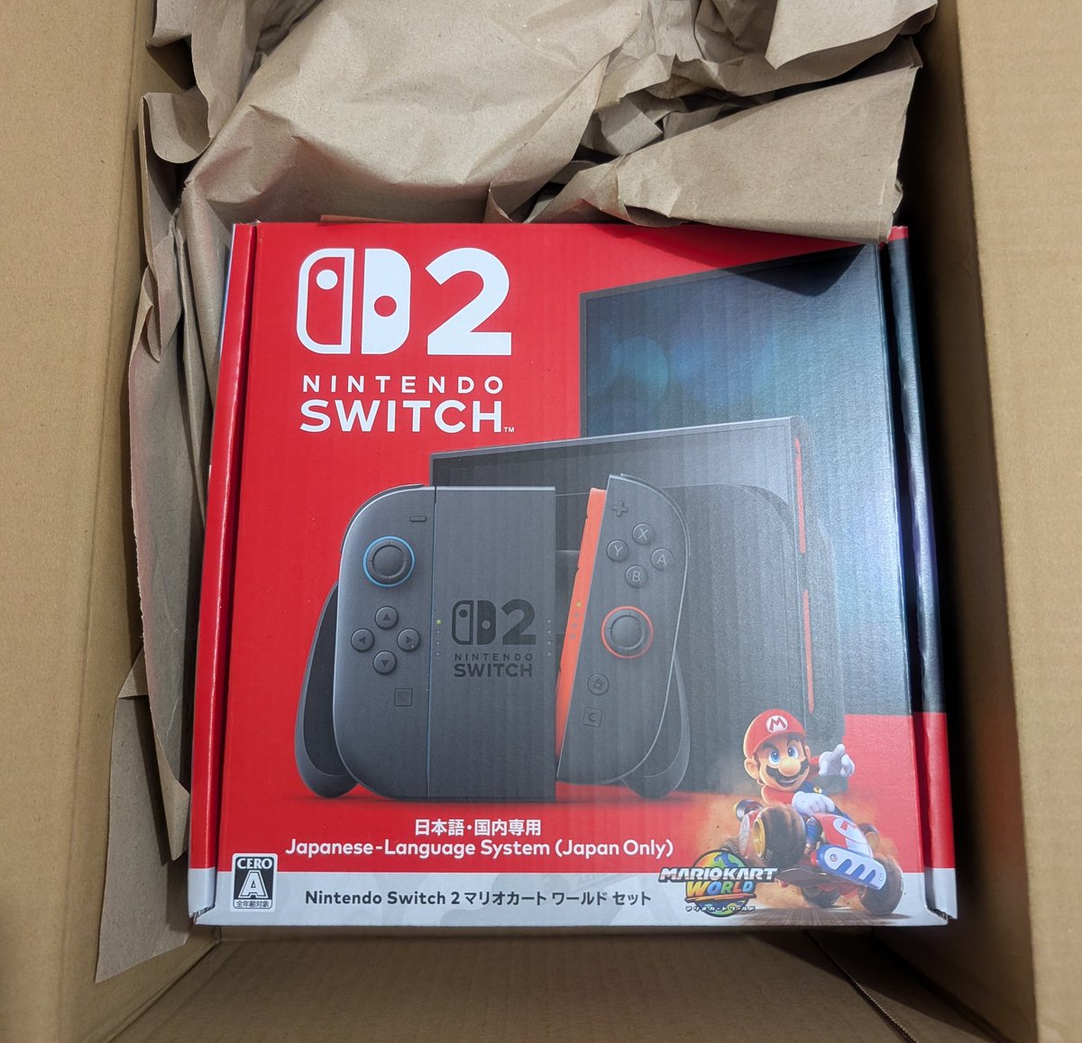 sandaru_'s tweet photo. 全然投稿してなかったけどSwitch2届いてた https://t.co/myBqxpIuGx