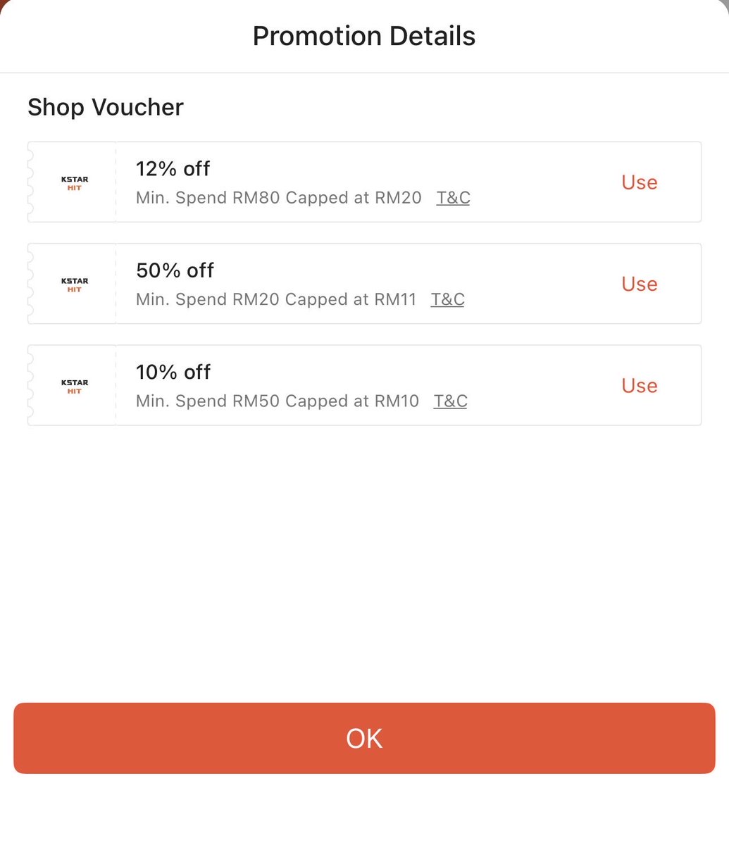 somniaji's tweet image. Lah rupanya bukan satu je kedai ada 50% discount min spend RM20 😭
Ramai tak perasan ni weh—banyak lagi kedai tengah bagi promo gila! 🛍️🔥

🩷 KstarhitKorea: s.shopee.com.my/BLsW7OqdM

Banyak lagi kedai lain, pergi claim kat bawah ni sebelum habis ⬇️

#ShopeeMY #ShopeeMY1111