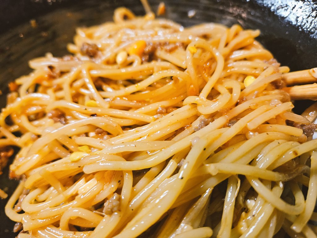 油そば食べたかったけど麺ないから油ゲッティ
普通にうまい