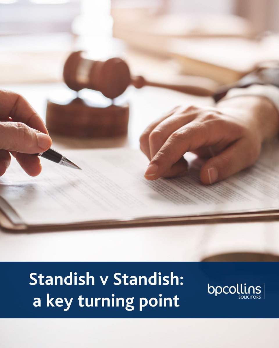 According to B P Collins’ family team, the recent Supreme Court’s 2025 ruling in Standish v Standish provides vital clarification on how non-matrimonial property is treated during financial settlements.  Read more here: bpcollins.co.uk/standish-v-sta…