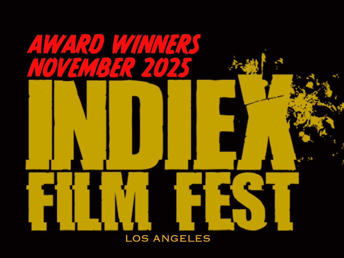 Congratulations to the November 2025 award winners.

Discover the full list here:
indiexfest.com/2025/11/10/awa…

See you soon at Regal LA Live!

#IndieXFilmFest #FilmFestival #IndieFilm #ShortFilm #Filmmakers #FilmCommunity #LosAngeles #Awards #Cinema #RegalLALive #IndieCinema