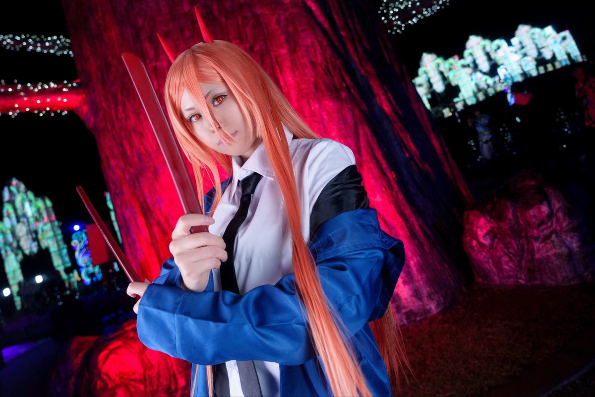 meri_con_dol's tweet photo. 🐧コスプレ/cosplay.
【チェンソーマン パワー】
📷 @nito_coscam 

#ラグコス2025 #ラグコスTW https://t.co/4VaRa76sfU