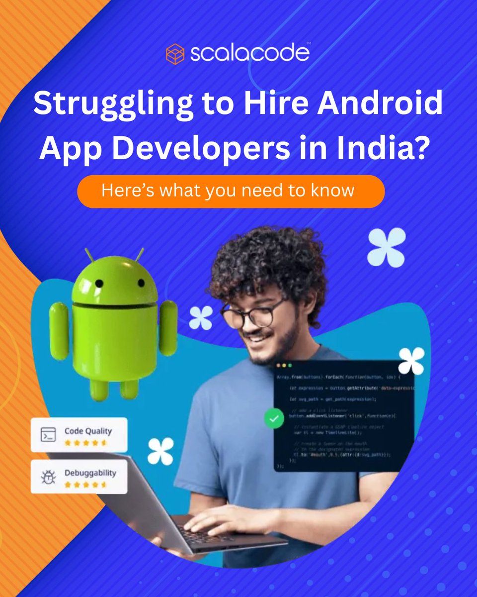 scala_code's tweet image. Hiring Android developers isn’t as easy as it seems. From talent gaps to rising demand—here’s what you should know before hiring.

Full guide 👉 scalacode.com/guides/how-to-…

#AndroidDevelopment #TechHiring #Scalacode