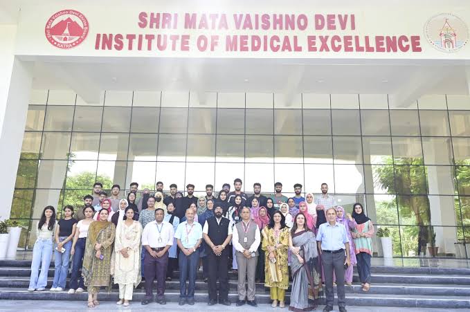 Built from Hindu devotees’ Chadawa at Mata Vaishno Devi Temple, the Institute of Medical Excellence in Katra J&amp;K was meant for service, not secular politics!

Under the LG-run Shrine Board, it’s sadly becoming a Laboratory for “secularism.” 🤫
Naya Jammu Kashmir!
<a href="/narendramodi/">Narendra Modi</a>
