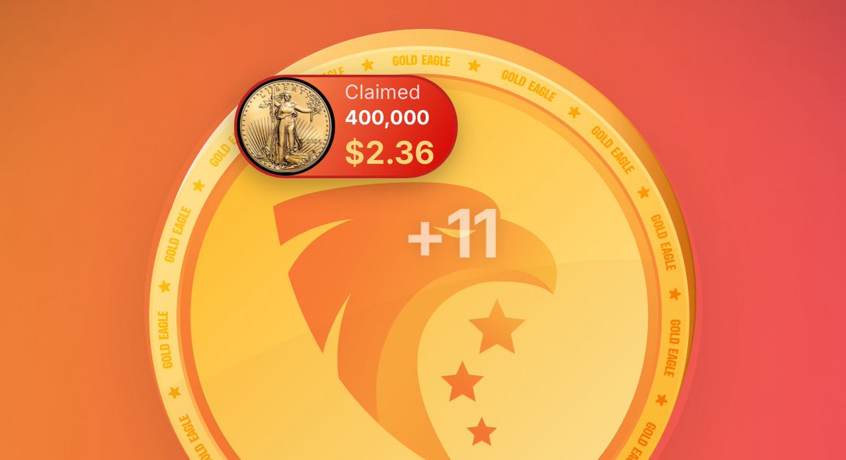 thebu11runner's tweet image. 🚨 PLAY TO EARN #P2E: You&apos;re still early to the party with Gold Eagle on Sl8 Social. 👏

sl8.online/invite/c4Jh3Q

All you need do is join Sl8 Social and visit “Mine STARDUST” you can play along for FREE, but it is worth purchasing the boosts. After claiming your coins stake it…