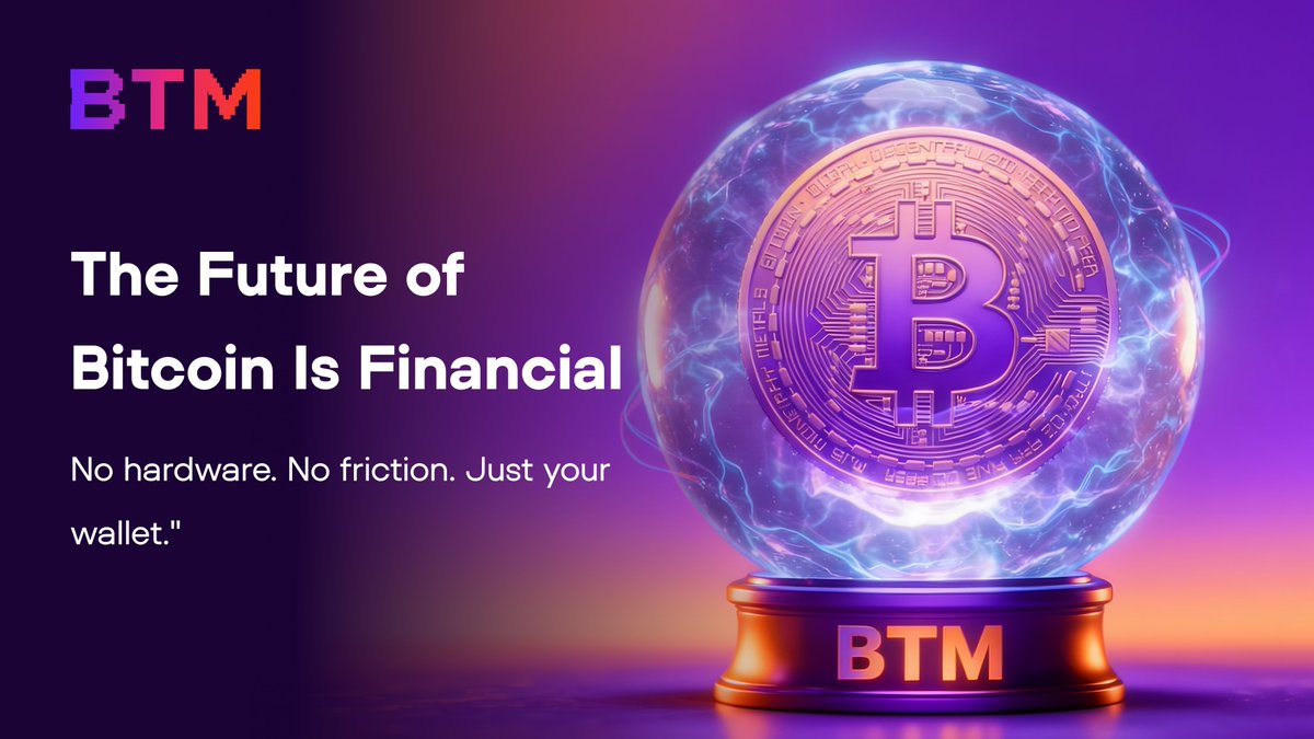 Remember when participation in Bitcoin meant:
❌ Hardware headaches
❌ Electricity bills
❌ Industrial competition

Now with BTM:
✅ $1 minimum entry
✅ No maintenance
✅ No barriers
✅ Just your wallet

The future of Bitcoin participation is financial, not physical. 🌐💎