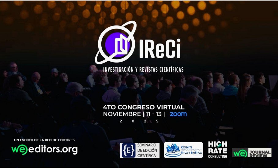 Mañana iniciamos

Invitación para investigadores, editores y comunidad académica.

4to Congreso de Investigación y Revistas Científicas
Del 11 al 13 de noviembre

Aun tienes oportunidad para participar: forms.gle/ZTgbiPqBuJmuHP…