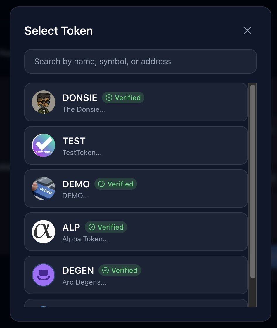 The_Donsie's tweet photo. So this morning I asked people to help me get my $DONSIE token Verified and a bunch of legends helped me do it.

So @baglessapp built a DEX on @arc testnet that also allows you to launch tokens... It's very fast and extremely user friendly... Testing the network this way helps the team get very relevant data and adds a ton of value to their project...

I am so grateful for everyone that helped me get my token Verified... All of you that bought are such blessings... Appreciate you so much.

I will never sell a single token. I promise.

If you want to help the Bagless team on Arc, go to https://t.co/2scgmQ9mgp and launch your own token and buy some other tokens as well... There is a tab to get some faucet if you don't have available as well.

If you want to buy some of my token, here is a link (Safe)

https://t.co/7WMWwVRZez