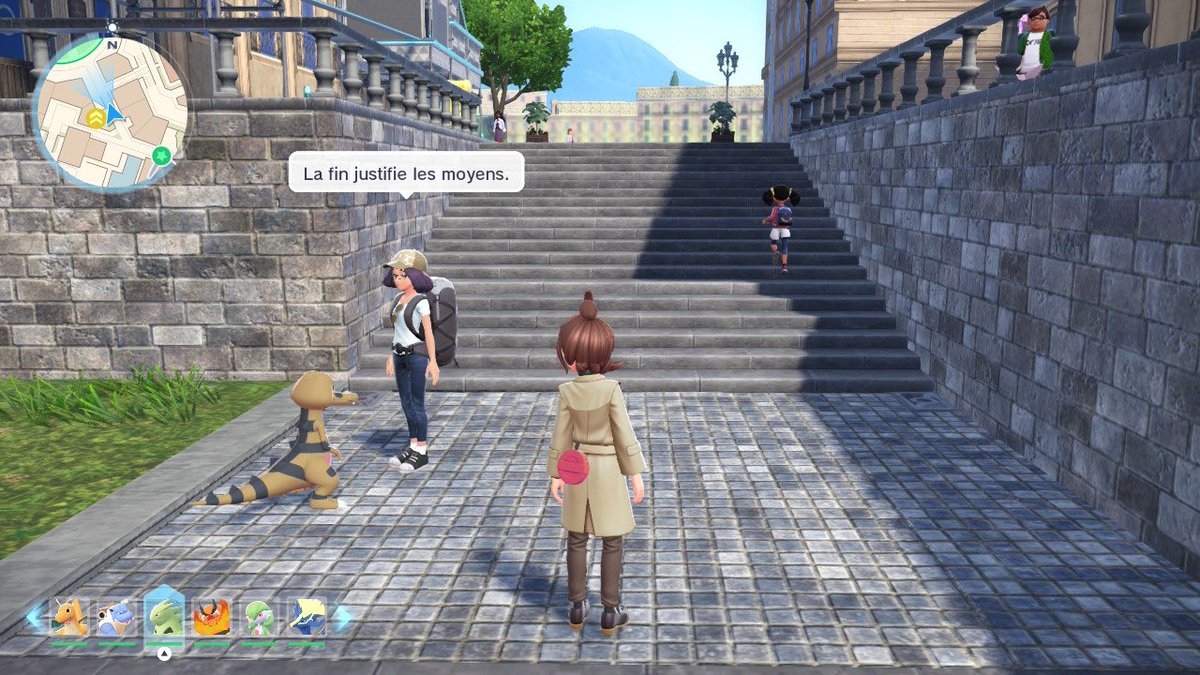 この人だけフランス語なのわざとかな