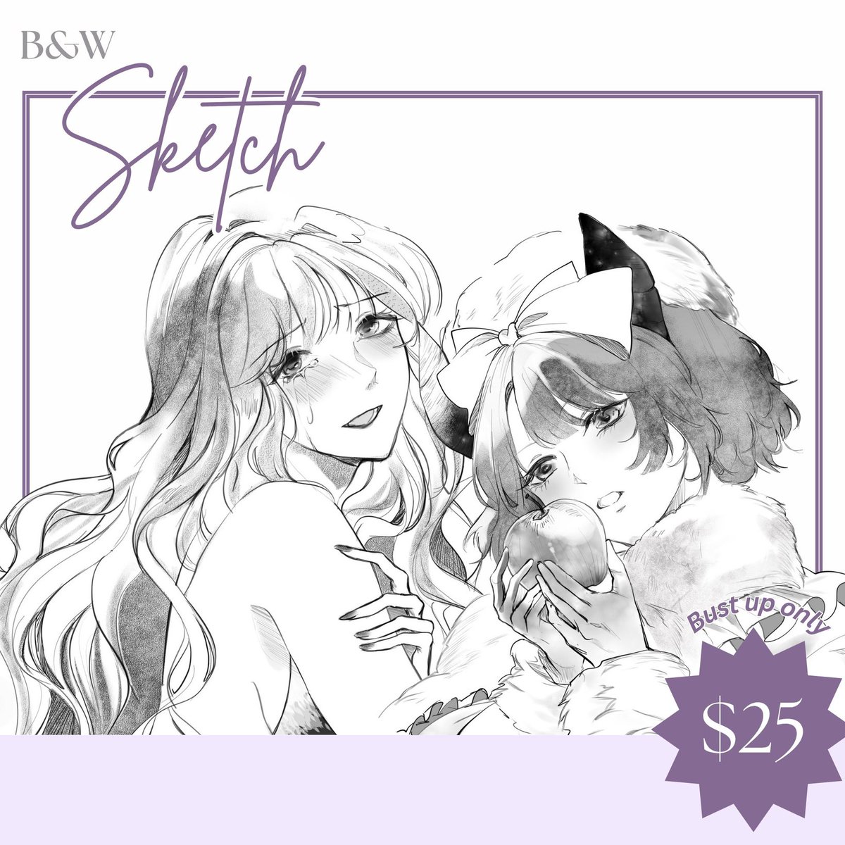 ✨️[help rt/ like]~
𝐒𝐮𝐫𝐩𝐫𝐢𝐬𝐞 𝐌𝐞 𝐂𝐨𝐦𝐦𝐬 𝐎𝐩𝐞𝐧 
- 𝟐 𝐒𝐥𝐨𝐭𝐬 𝐎𝐧𝐥𝐲! - 

Hi everyone! I'm currently open for b&amp;w sketch commission to help fund some college needs. Please DM me if you're interested ☺️!