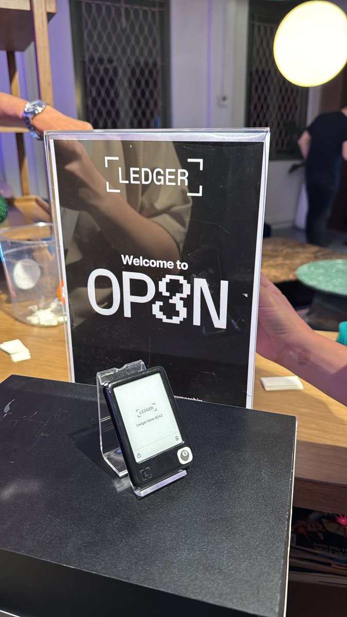 Good stuff
#Leder
#LedgerOp3nBKK
#LedgerNanoGen5