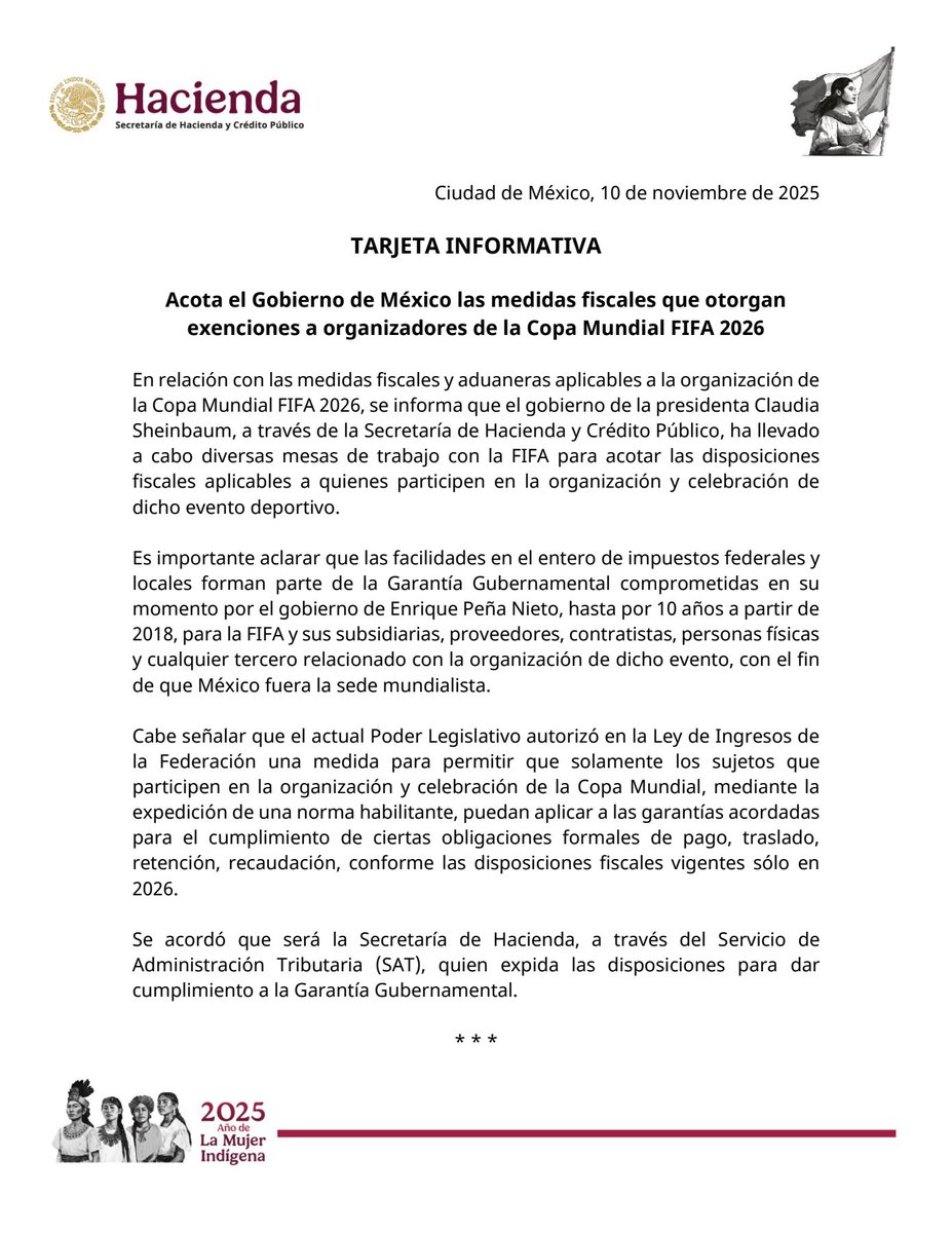 Hacienda tweet media