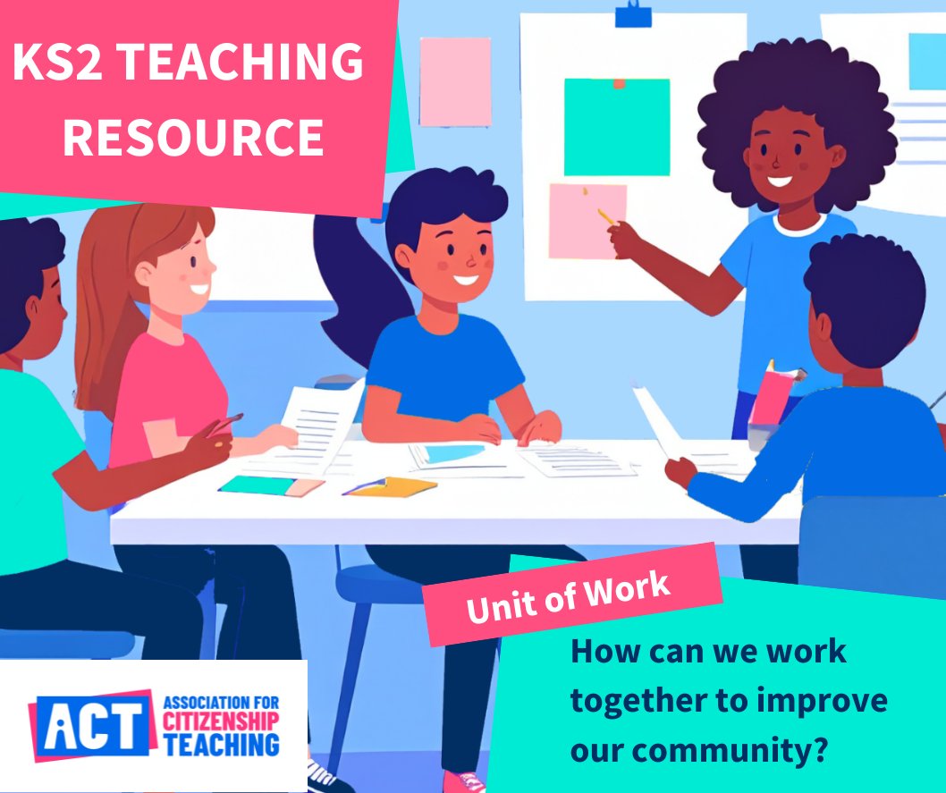 ACitizenshipT's tweet image. How can pupils make a difference in their community?  Learn to help students lead real projects that create change, building skills in teamwork, communication with our event on ACTive Citizenship Toolkits on 20 Nov: ow.ly/oU6S50Xp9qn  #KS2 #CitizenshipEducation