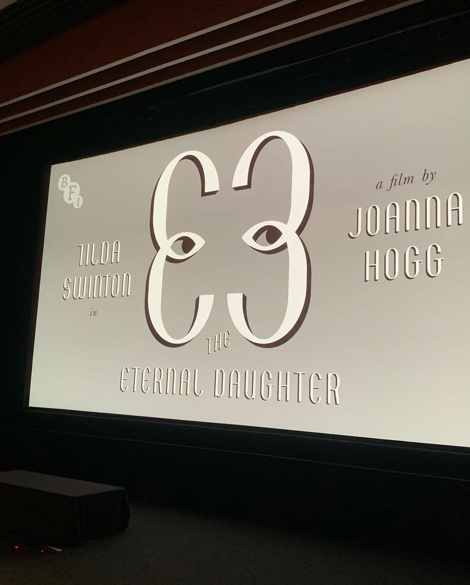 FilmFanStevie's tweet image. Two years ago today at @BFI 

#tildaswinton and #joannahogg #theeternaldaughter