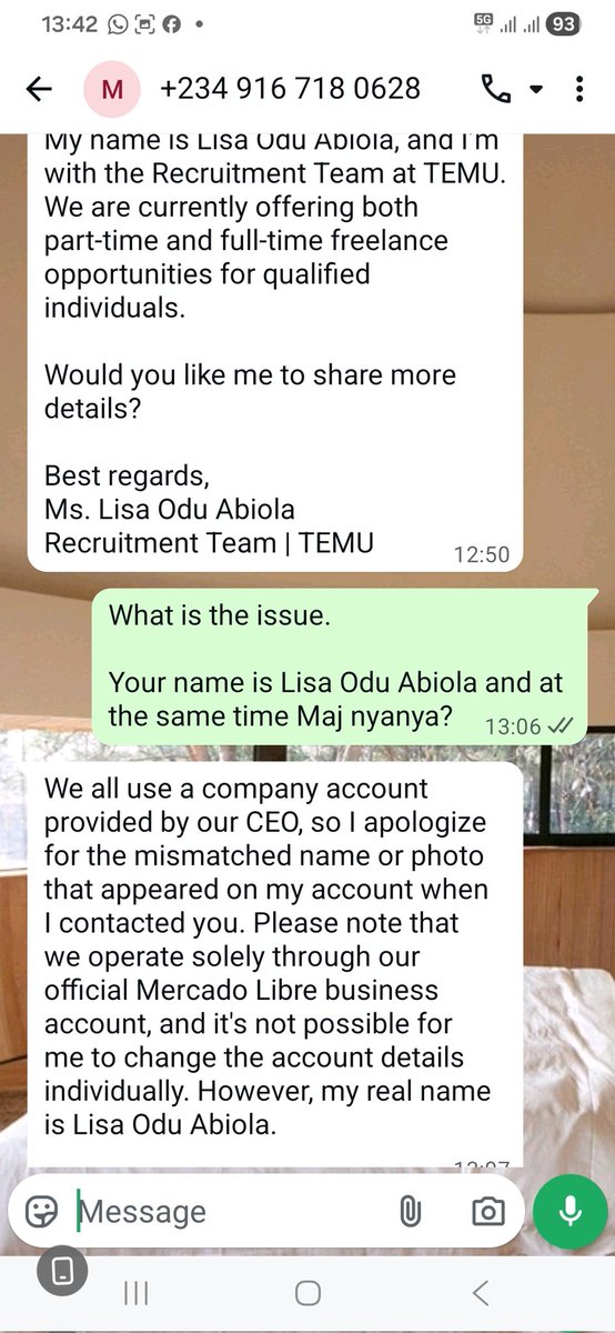 #temu is this from you?