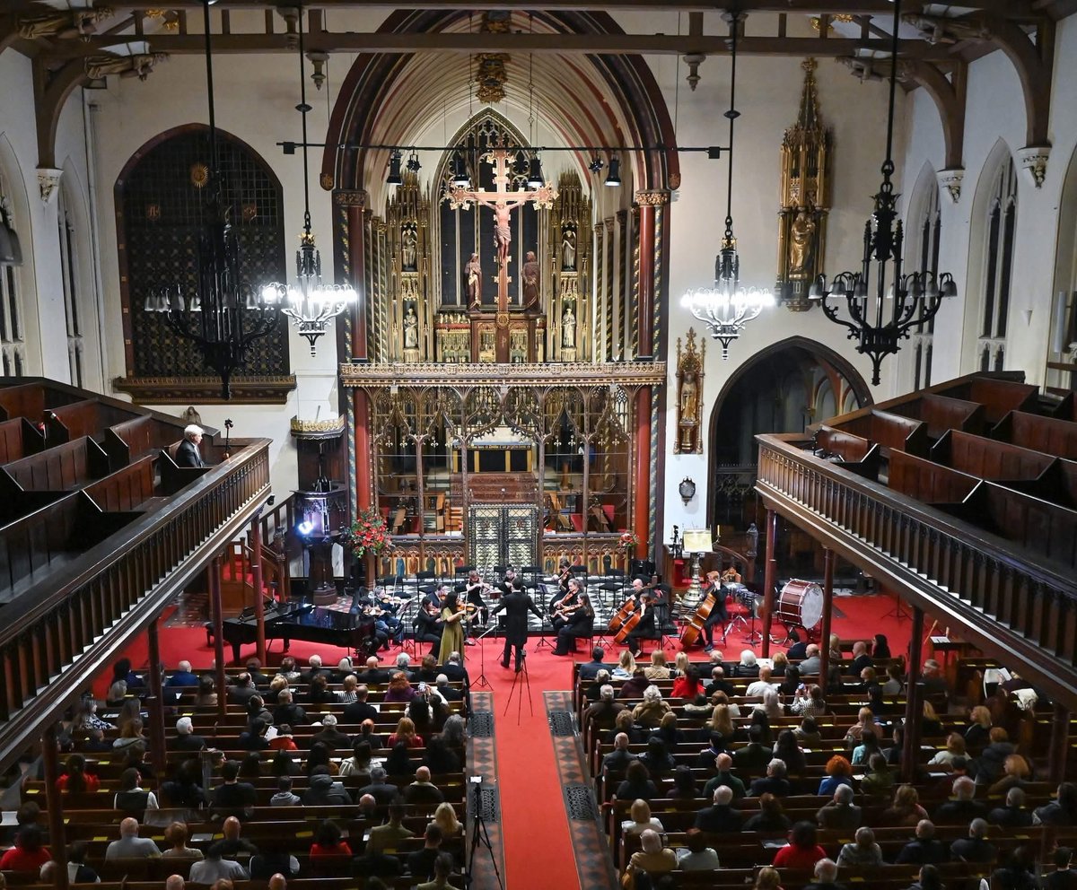 VaruzhanN's tweet image. Delighted to attend a concert at St Paul’s, Knightsbridge, celebrating Armenia’s cultural heritage.
Works by Arutiunian &amp;amp; Lazar Saryan, alongside Mozart, highlighted dialogue between Armenian &amp;amp; European traditions.