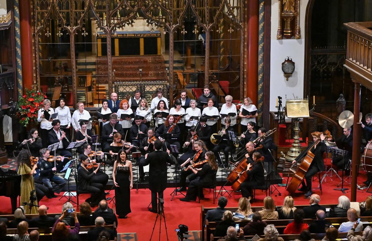 VaruzhanN's tweet image. Delighted to attend a concert at St Paul’s, Knightsbridge, celebrating Armenia’s cultural heritage.
Works by Arutiunian &amp;amp; Lazar Saryan, alongside Mozart, highlighted dialogue between Armenian &amp;amp; European traditions.