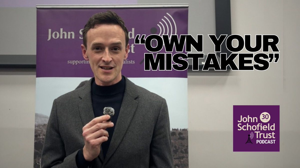 JSchofieldTrust's tweet photo. Minisode: the best journalism advice you've received

We spoke to attendees of our @CardiffJomec regional masterclass for one of our shorter burst podcast episodes, these will compliment our longer sit-down ones!

Watch and subscribe👇👇👇

Spotify: https://t.co/B5bdWWBgCE

Youtube: https://t.co/fqaxc2aRpO

Apple: https://t.co/n98z9YJ0KS

Produced and hosted by Bethany Lee.