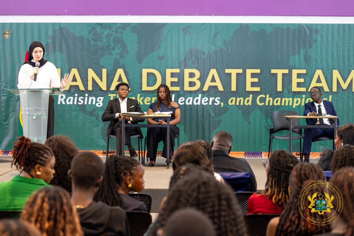 georgeoaddo's tweet image. On Saturday, November 8, I attended the Ghana Debate Team&apos;s farewell and induction ceremony at the British Council. I reaffirmed our government&apos;s commitment to youth empowerment and development. I shared some of the initiatives that His Excellency John Dramani Mahama has launched…