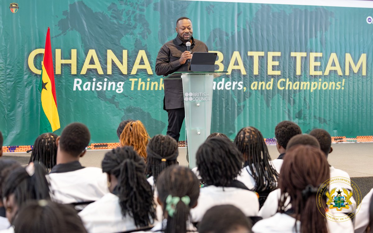 georgeoaddo's tweet image. On Saturday, November 8, I attended the Ghana Debate Team&apos;s farewell and induction ceremony at the British Council. I reaffirmed our government&apos;s commitment to youth empowerment and development. I shared some of the initiatives that His Excellency John Dramani Mahama has launched…