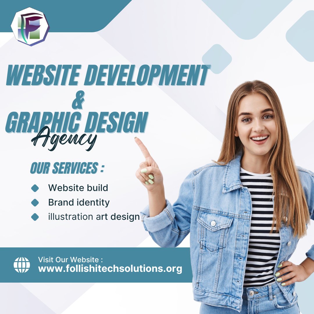 FollisHitech's tweet photo. 💻✨ Build Your Digital Presence with Us!

At Follishitech Solutions, we specialize in Website Development and Graphic Design that make your brand stand out.
🚀 Our Services:
✅ Website Build
✅ Brand Identity
✅ Illustration Art Design

🌐 Visit us: https://t.co/3jMBZfCwoS https://t.co/FemYkd4UW4