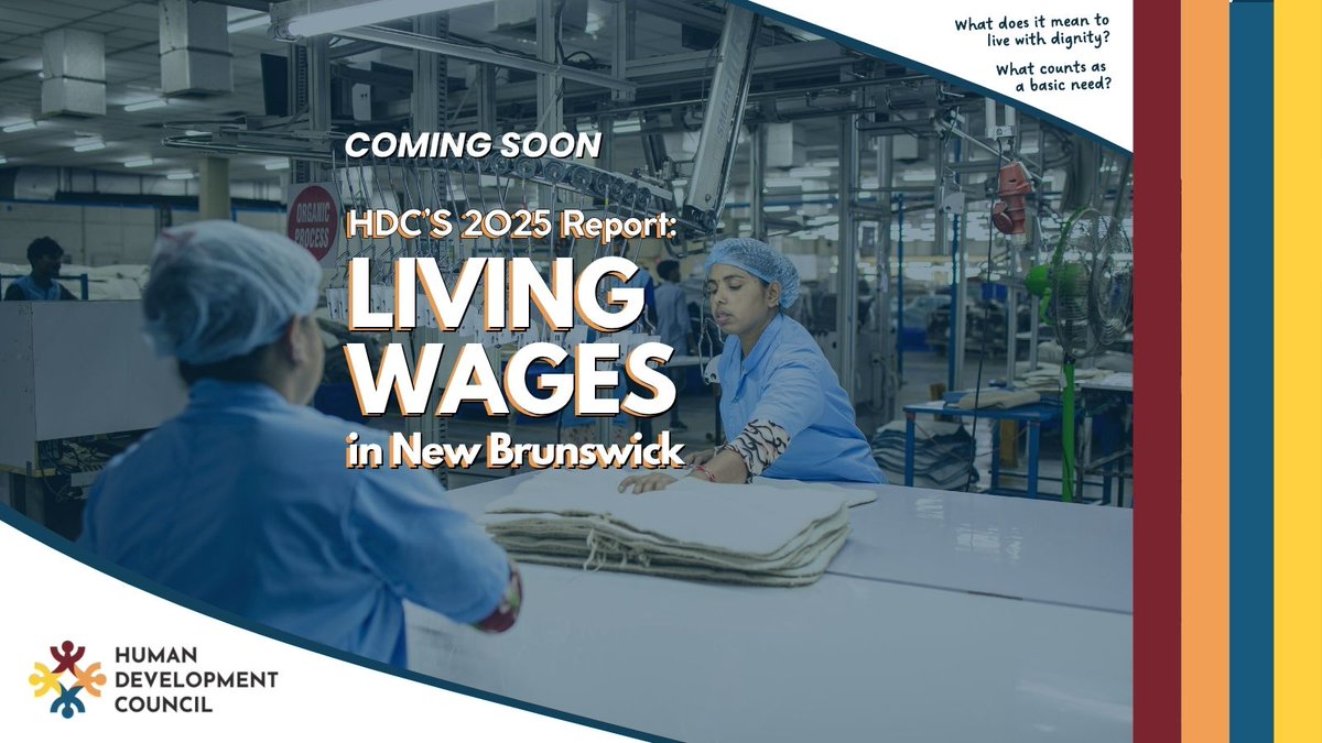 SaintJohnHDC's tweet image. Employers who pay a living wage help ensure a decent standard of living and prevent people from falling into poverty.
💡55% of NB low-wage earners work at firms with 100+ employees.
📊 HDC’s 2025 Living Wage Report drops Wed Nov 13. Watch for it!

#moraleandproductivity  #nbdata
