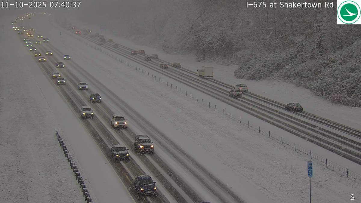 TylerSebreezy's tweet image. It&apos;s a winter wonderland across Ohio this morning. Unfortunately the snow has resulted in numerous crashes.

📷: @ODOT_Statewide