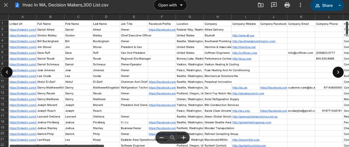 scalecoldemail's tweet image. Just dropped a BRAND NEW-LIST of HVAC DECISION MAKERS ACROSS THE U.S.

Includes emails, phone numbers, and LinkedIn profiles of owners, directors, and senior managers from top HVAC companies across the state.
(all cleaned and updated this week)

Normally goes for $1282, but I’m…