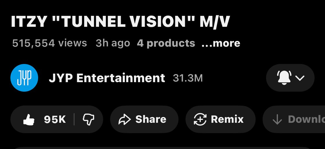 ITZY_WT's tweet photo. 🚨 We kindly request @YouTube and @YouTubeMusic to review ITZY’s 'Tunnel Vision' MV. The view count appears to be progressing unusually slowly, despite a noticeable increase in likes and engagement. ITZY and MIDZYs have put immense effort into this comeback and we hope this matter receives your attention as soon as possible.