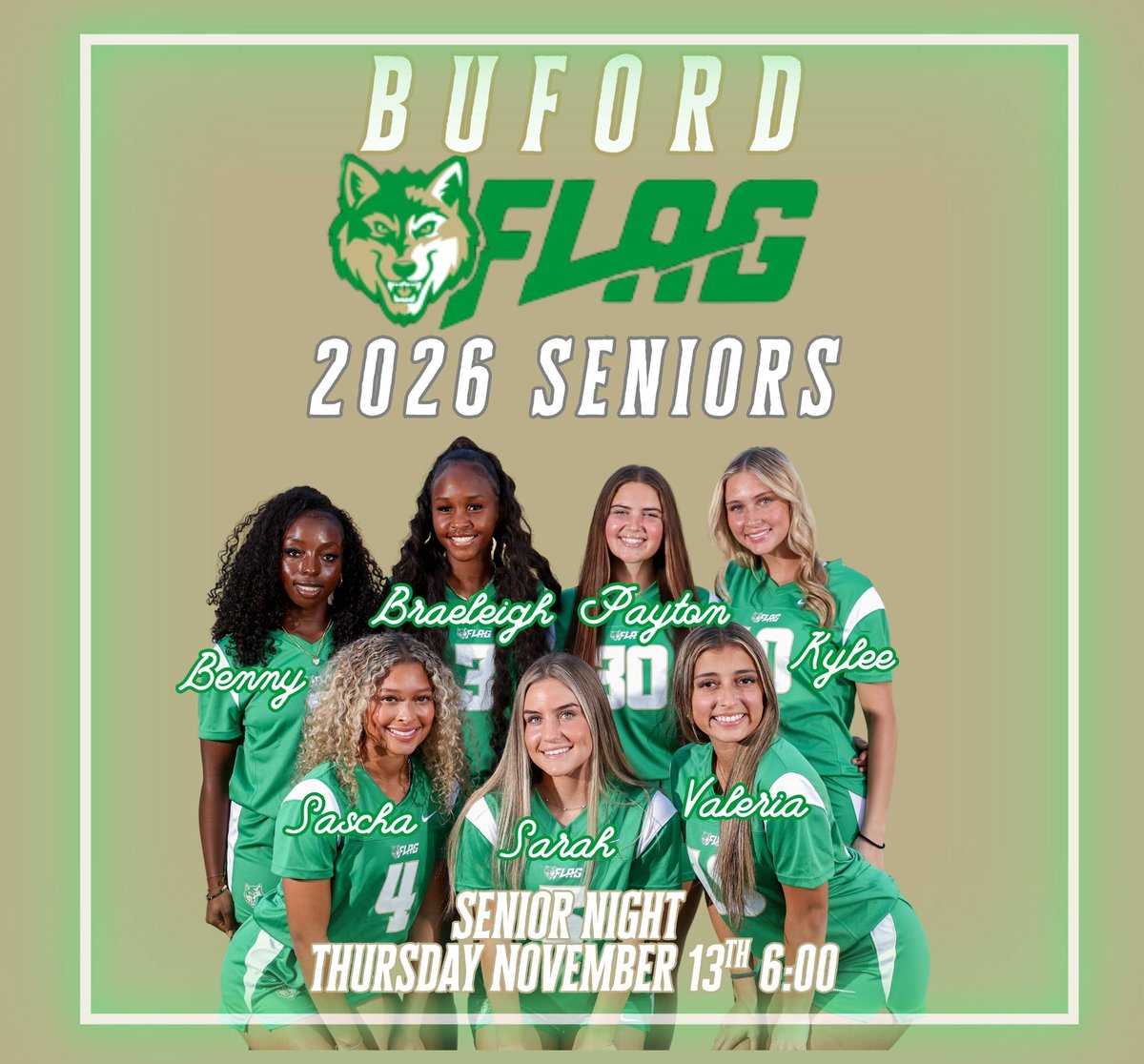 Buford Lady Wolves Flag Football tweet media