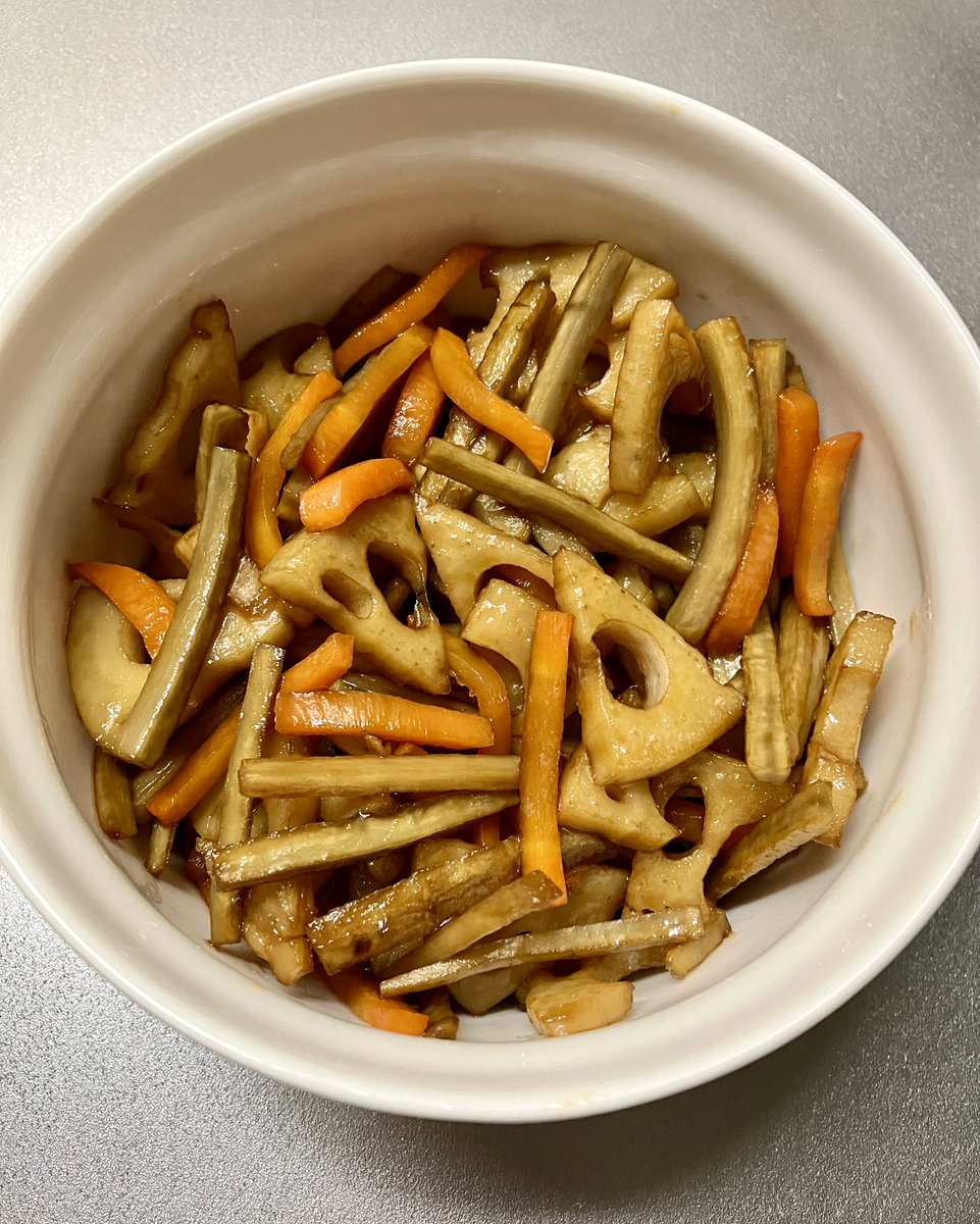 最近きんぴら作りを極めてる気がする