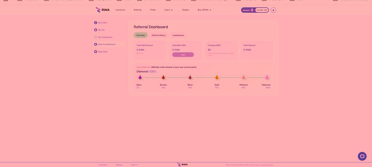 Criptovalenca's tweet image. Good morning, I managed to reach the diamond rank, believing strongly in this project for the future, don&apos;t let me down. @RWA_Inc_ 
launch.rwa.inc/?referrer=RK_C…