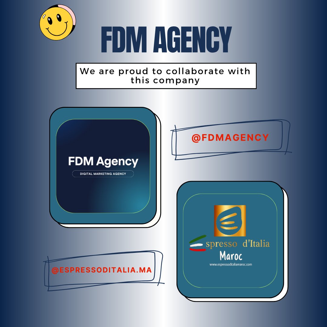 FDMagence's tweet photo. Nouvelle collaboration signée FDM AGENCY x Espresso d’Italia Maroc 🇲🇦🇮🇹

- https://t.co/dgplNQ170W

#FDMAgency #EspressodItalia #DigitalMarketing #WebDesign #SEO #SocialMedia #Collaboration #CaféItalien #Casablanca #MarketingDigital #VisibilitéEnLigne #Branding #AgenceDigitale https://t.co/czry9eYhAI