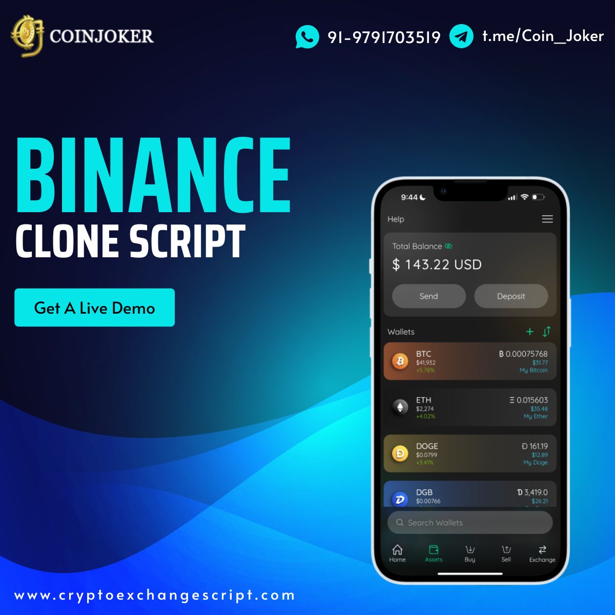coinjoker_tech's tweet image. 🖤 BLACK FRIDAY OFFER IS LIVE! 🖤

Hurry, this limited-time Black Friday deal won’t last long!

Tap the link in bio to claim your offer now. &amp;gt;&amp;gt; bit.ly/3VPHOKW

#BlackFriday #CoinJoker #BinanceCloneScript #CryptoExchange #FinTech #India #USA #UK #Nigeria #Philippines