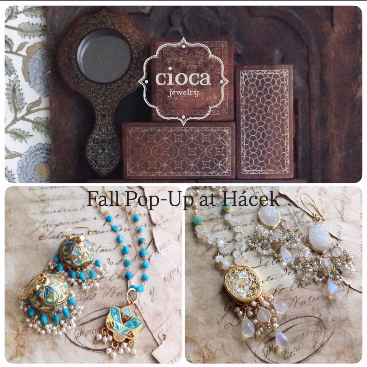 えりmama様お取引中⭐932⭐　❣️秋冬アクセ❣️当日発送一点物　インド刺繍 えりmama様お取引中⭐932⭐ ❣️秋冬アクセ❣️当日発送一点物 インド