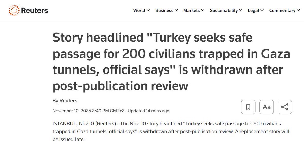 TamarSternthal's tweet photo. Thank you to @Reuters @ReutersFacts for pulling this story. @CAMERA4Truth impact 🎯 https://t.co/rxv6gTEdXY