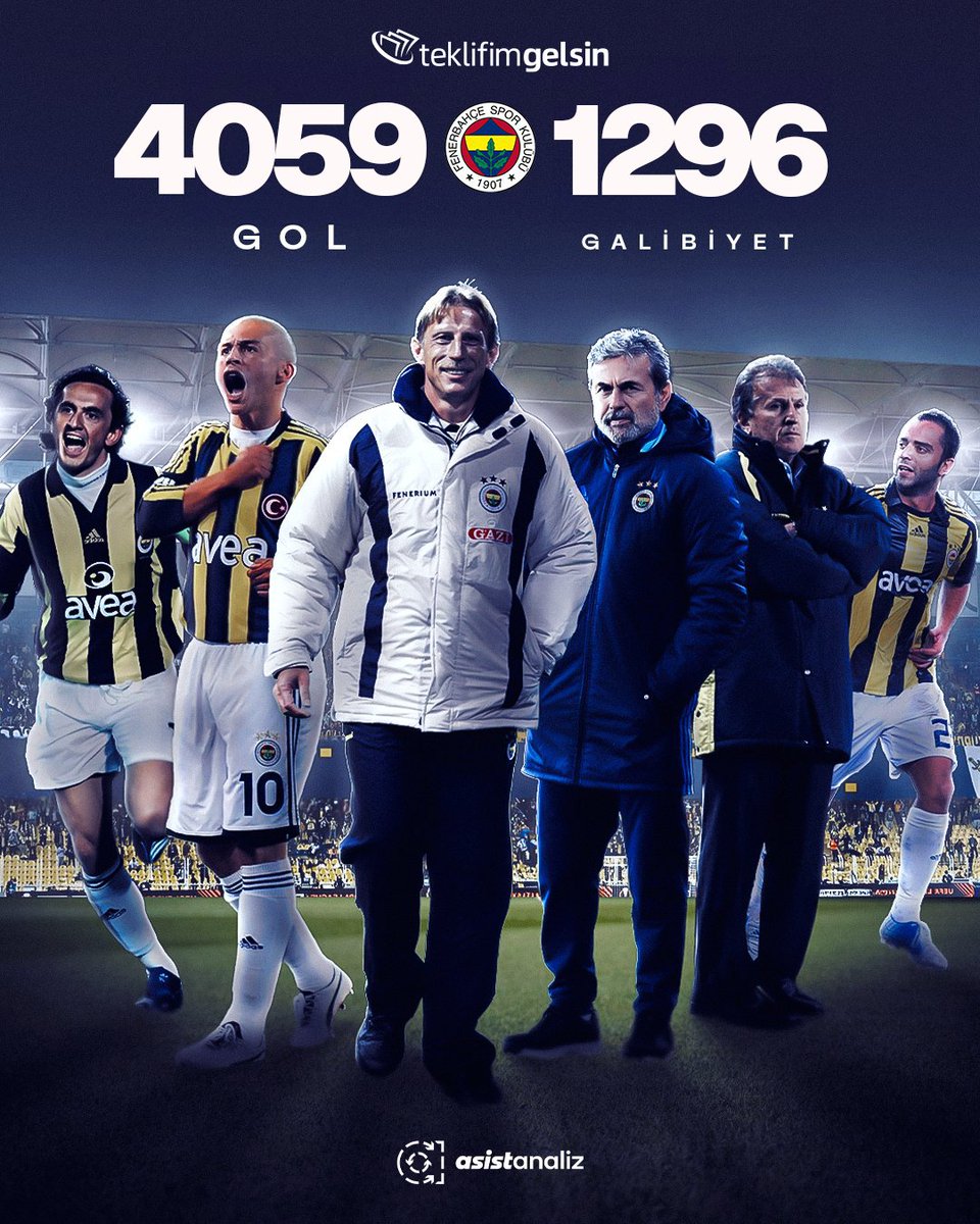 Türkiye Süper Lig tarihinin en çok galibiyet alan ve en çok gol atan takımı Fenerbahçe 👀

▪️ <a href="/TeklifimGelsin/">TeklifimGelsin</a> x #işbirliği