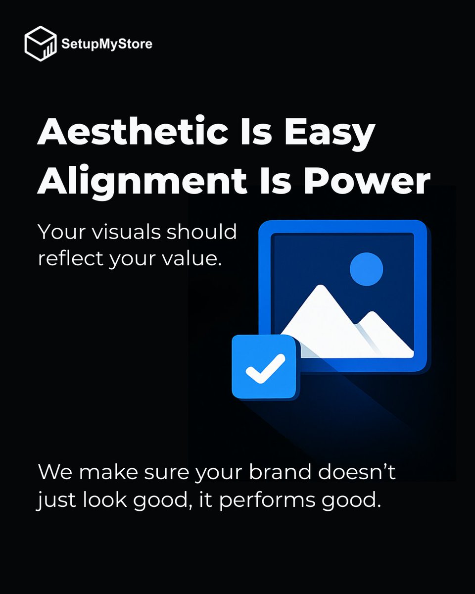 CEO_SMS_Waleed's tweet image. Pretty is easy. Purpose is power.
Your visuals should do more than impress — they should convert.

We align your brand’s design with its sales logic,
so every pixel works like strategy, not decoration.

#SetupMyStore #EcommerceOptimization #BrandAlignment #ConversionDesign