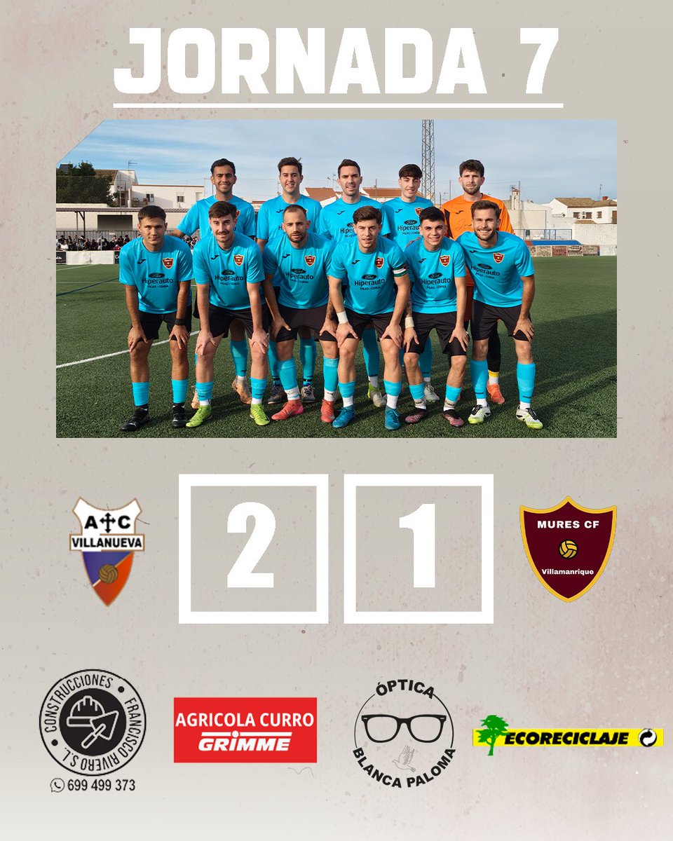 𝑹𝑬𝑺𝑼𝑳𝑻𝑨𝑫𝑶 𝑱𝑶𝑹𝑵𝑨𝑫𝑨 𝟕

𝘎𝘰𝘭𝘦𝘴:
Rafa 24'

#UnEquipoUnaFamilia