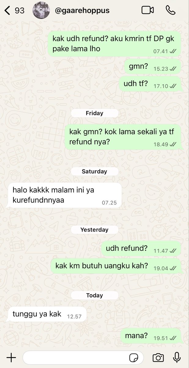 mondegrey_'s tweet photo. @gaarehoppus @kafieden ati2 jgn pake dia deh, udh seminggu lebih cancel tapi DP gk di refund https://t.co/Hbf2QhXWat