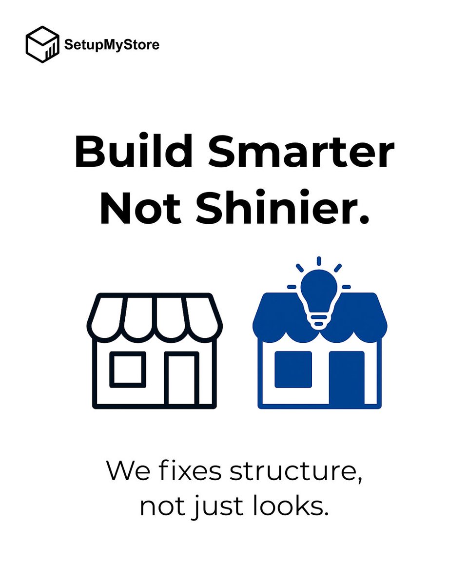 CEO_SMS_Waleed's tweet image. Most stores focus on looks.
We focus on logic.
We rebuild your store’s system —
from flow to function — so it sells, not just shows off.
✨ Smart stores scale. Pretty ones struggle.
#SetupMyStore #EcommerceOptimization #ConversionEngineering #ShopifyExperts #SmartDesign