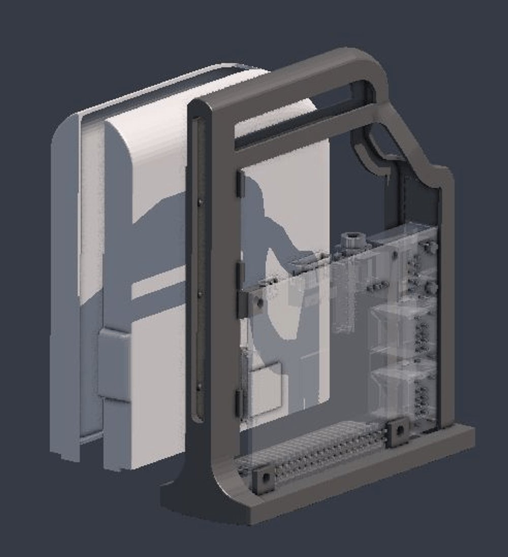 garylritchie's tweet photo. One of my favorite memories from @prominencegame! To say thanks to the team, I adapted one of my in-game prop designs into a 3D-printed case for a Raspberry Pi. It even hosted a mini-website for the art department! #ProminenceGame #Prominence10th  #PropDesign #TBT #SciFi #B3D https://t.co/qko06krvXL