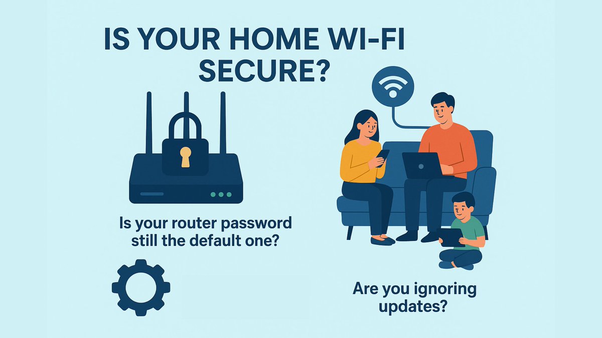 AdaptiveComms's tweet image. Your home Wi-Fi powers your work, family, and business — but is it truly secure? 🛡️
An insecure network can put your livelihood at risk.

👉 Read more: zurl.co/AVoto

📞 0808 281 0808
✉️ info@adaptivecomms.co.uk

#cybersecurity #itsupport #homewifi