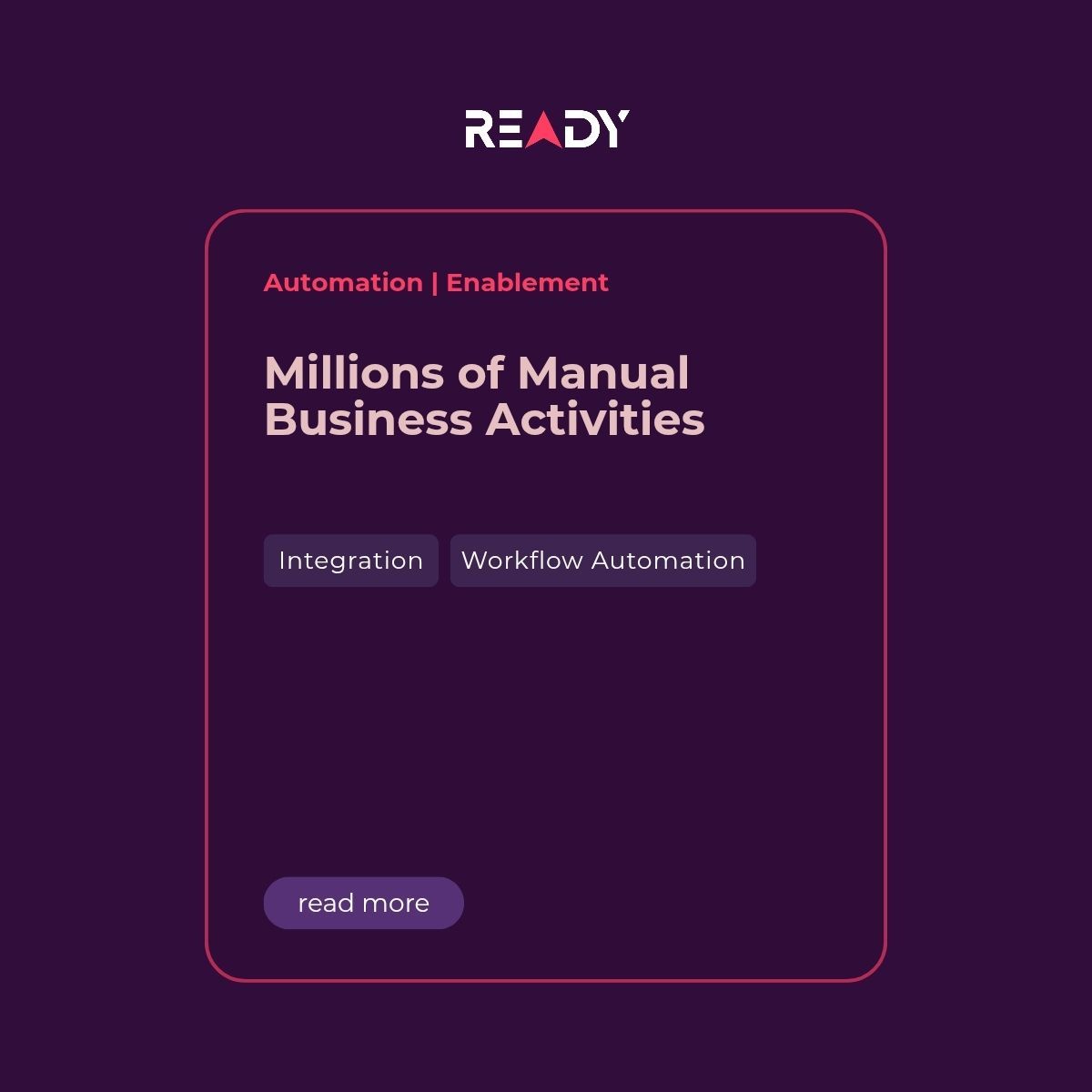 ReadyConsult's tweet image. Your teams don’t need more people — just fewer manual tasks.

Kill the busywork with a real automation strategy: low/no-code for speed, orchestration for scale, APIs for durability.

Unlock capacity. Aim talent at growth.

#AutomationStrategy #DigitalOps