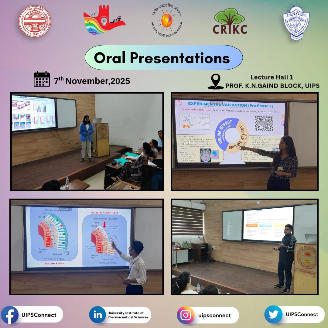 UIPSconnect's tweet image. #uips #puchd #panjabuniversity #chandigarh #chascon #2025 #presentation #conference #sciences