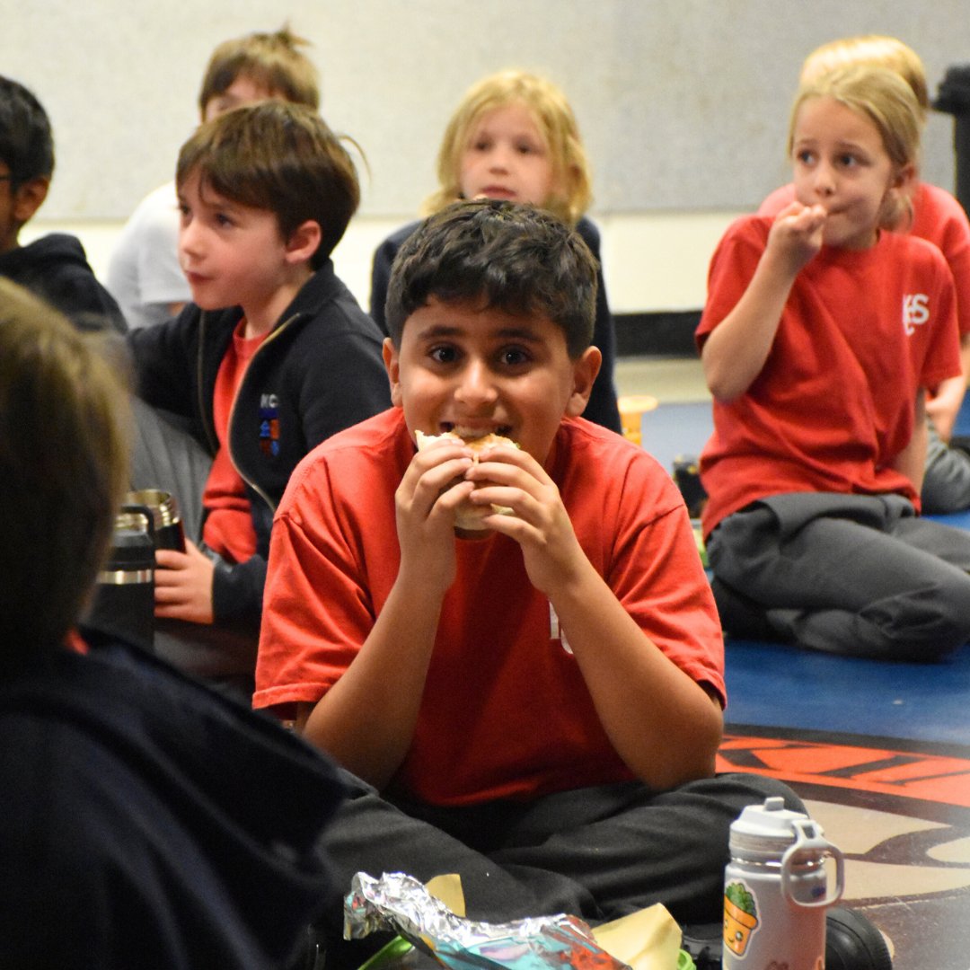 Nothing beats the energy of a House Huddle! 🔴🔵🟢🟡
This is one of our favorite KCS traditions, where students sit together in their houses for lunch. It’s a simple, powerful way to build community.