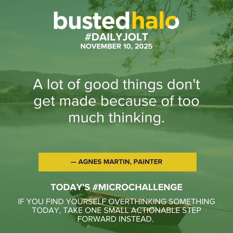 Today's #DailyJolt comes from #AgnesMartin.